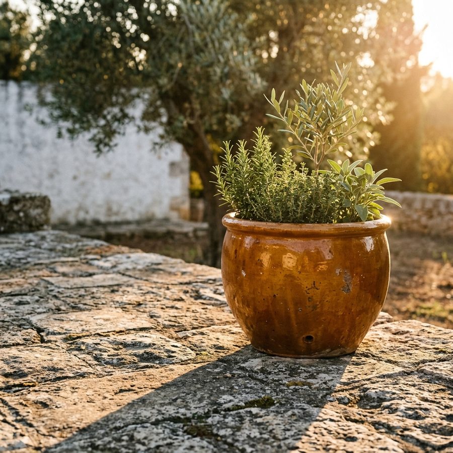 The same product outdoors in golden-hour light
